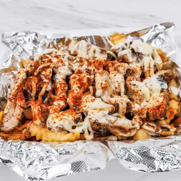 Chicken Shawarma Loaded Fries